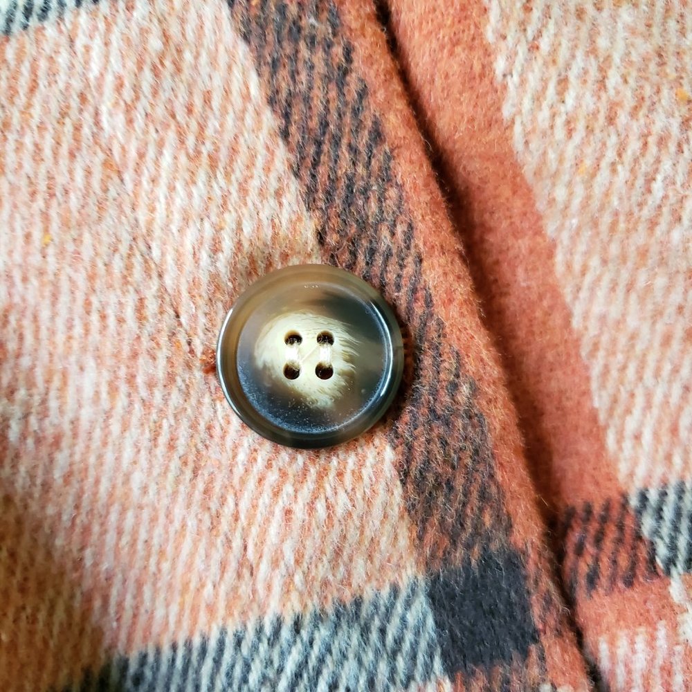 Plaid Flannel Button Shacket Jacket - image 5